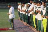 Cricketers Praying