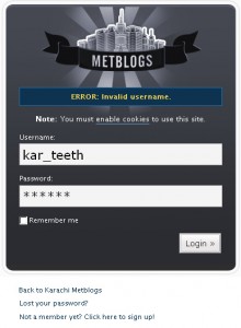 KMB Login Error for Teeth Maestro